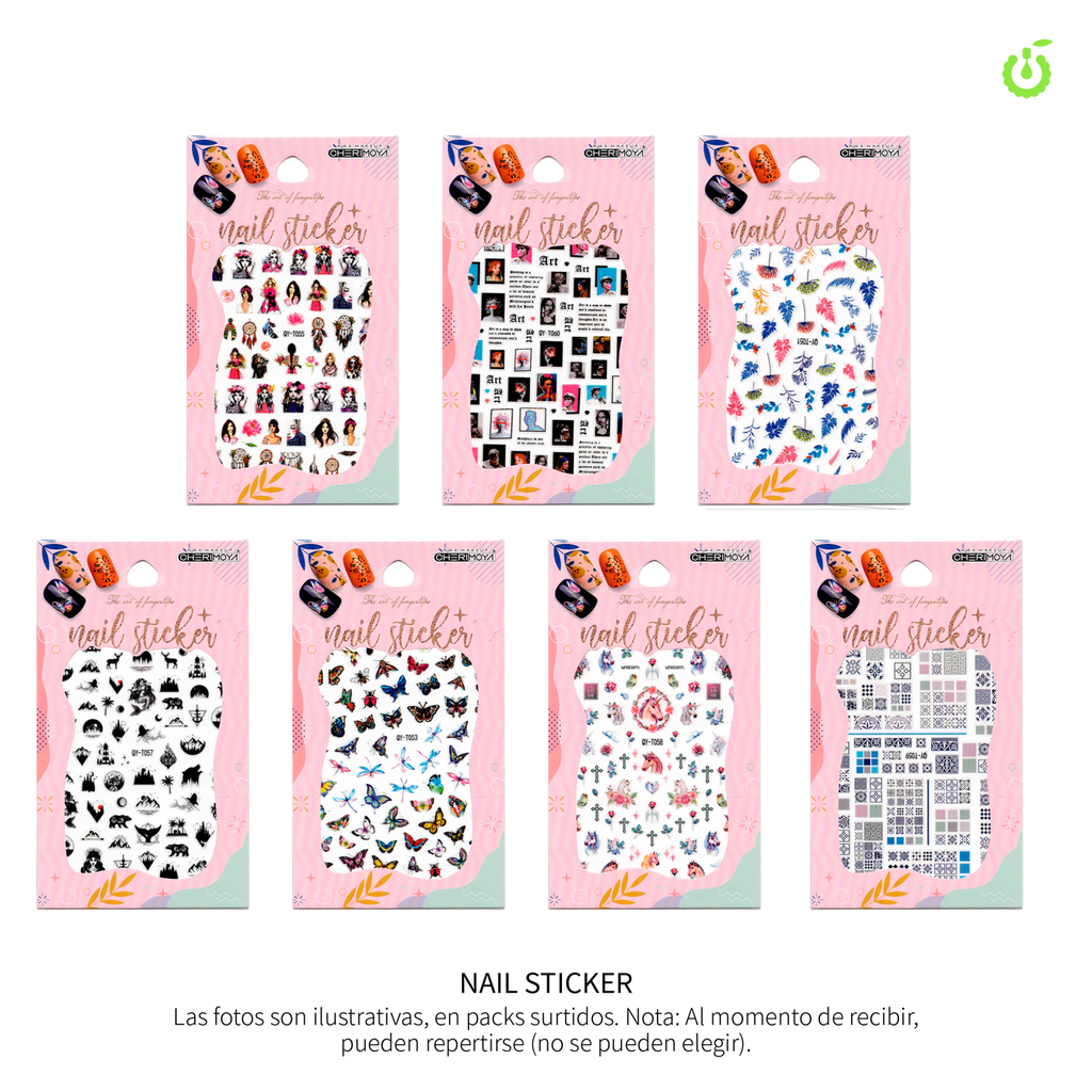 [CH011087-08] Z-Sticker autoadhesivas grande surtido___Pack X12