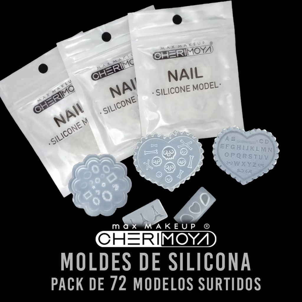[BH001174] Z-Molde silicona surtido___Pack X72