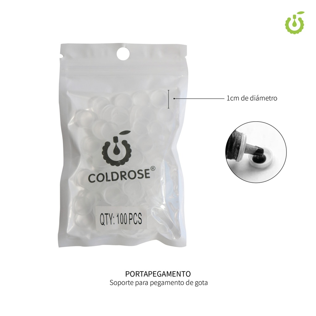 [CR000014] Z -Portapegamento Blanco de 100u COLDROSE___Pack X10
