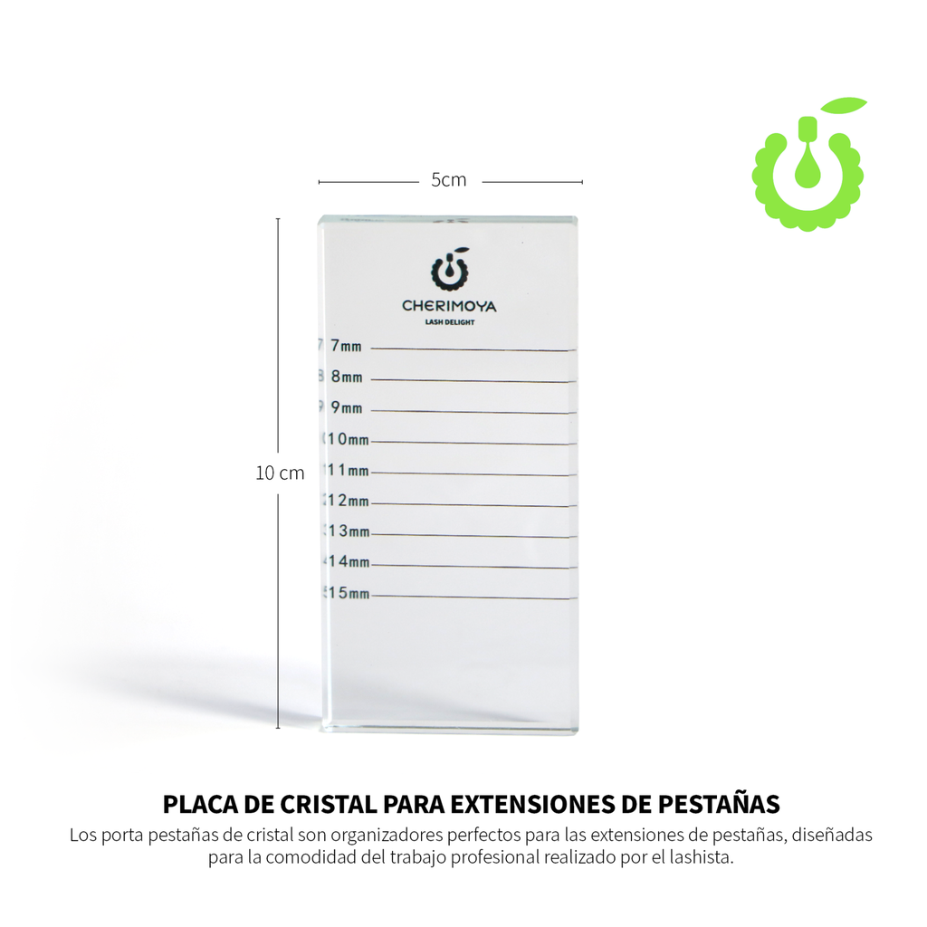 [BH004014] Z -PLACA DE VIDRIO PARA PESTAÑAS___Pack X6
