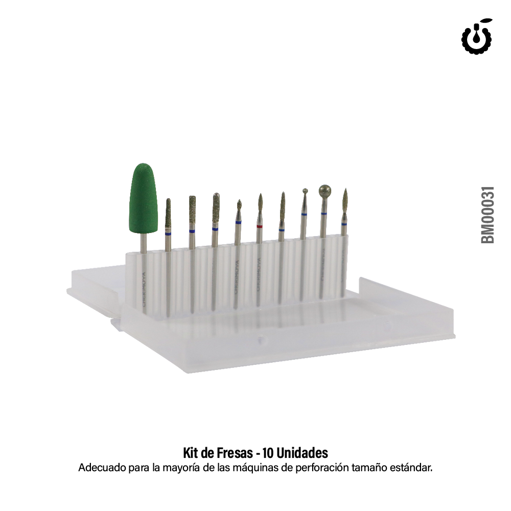 [BM00031] Z -Kit de fresa 10pcs___Pack X10
