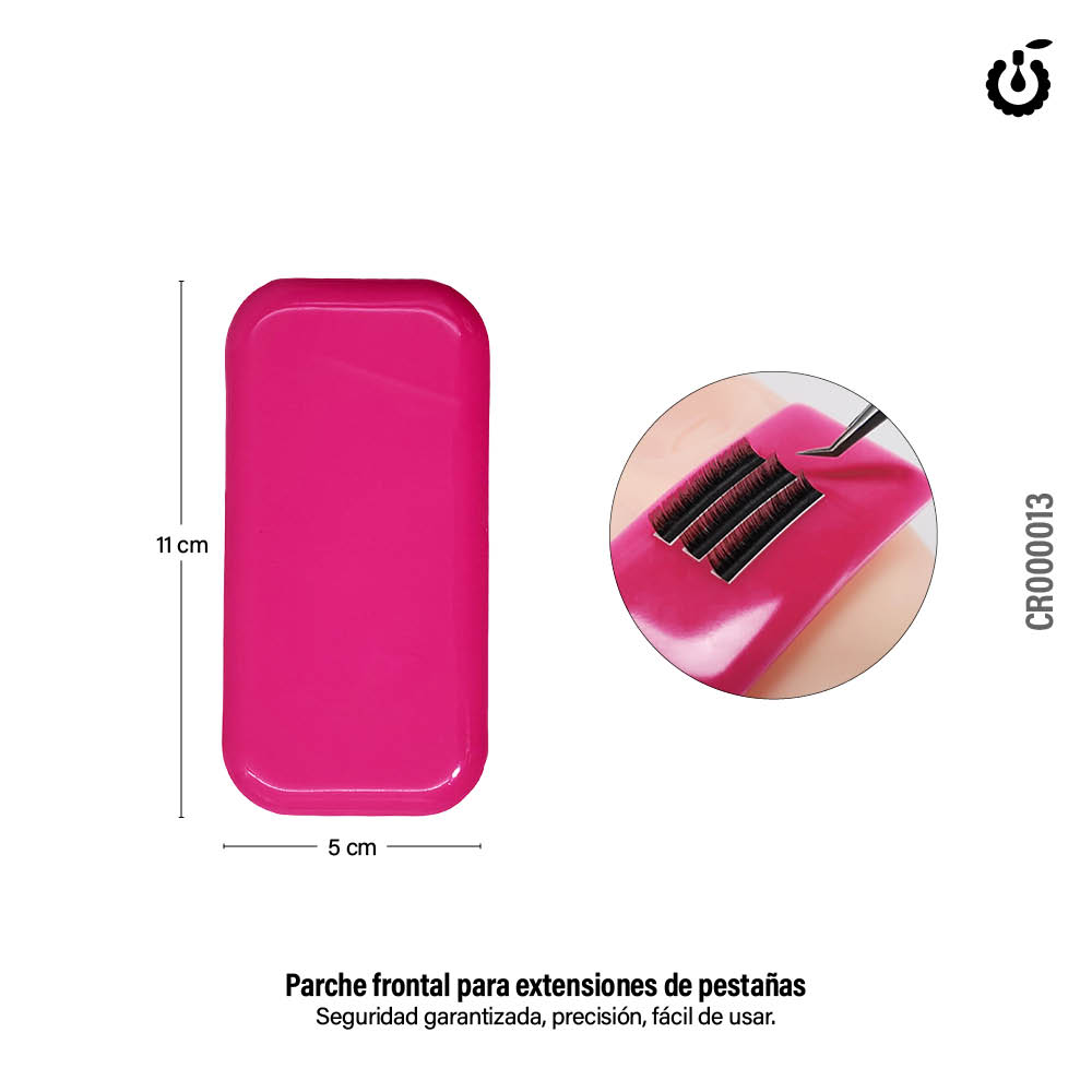 [CR000013] Z -Base silicona porta pestañas COLDROSE___Pack X10
