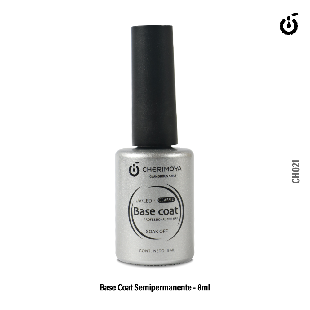 [CH021 | CH-99] 8ML BASE COAT Semi Cherimoya___Pack X12