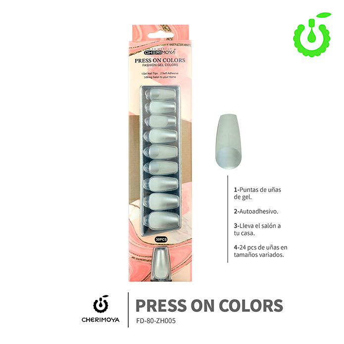 Press on nails coffin KIT 30 pcs ___Pack X12