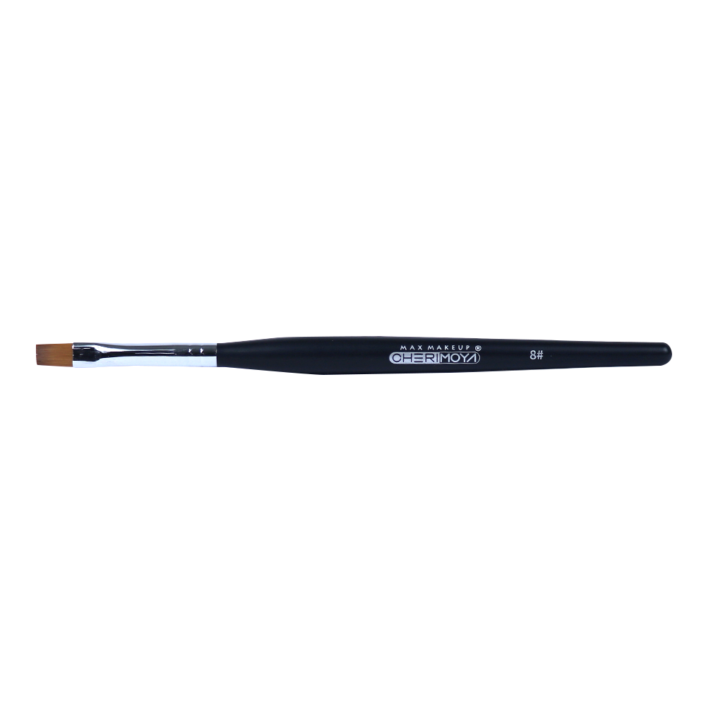 Pincel para gel#8 mango negro___Pack X10