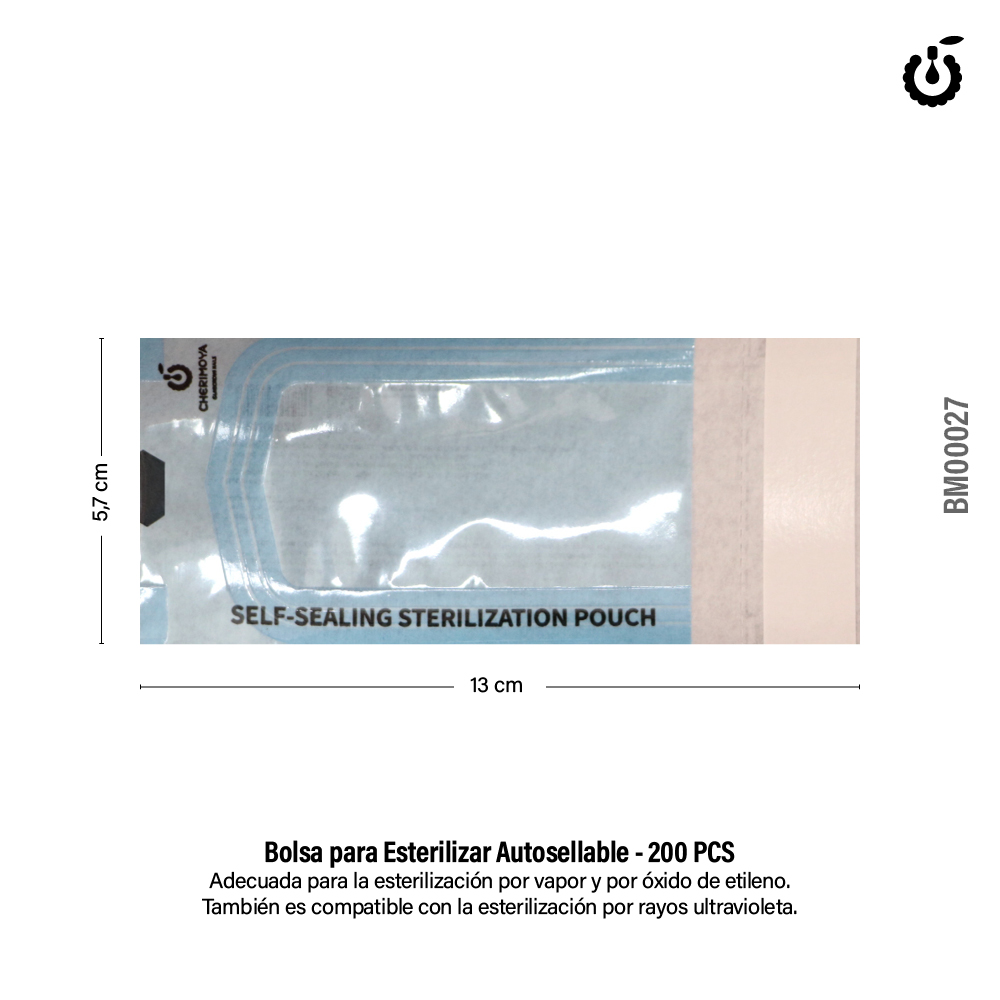 Bolsita descartable para estrelizar medida 130*57 200pcs - Bulto___Pack X12
