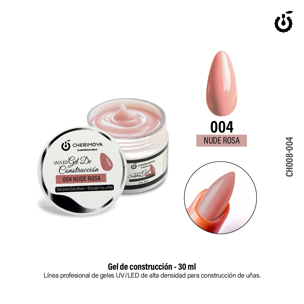 Gel de Construcción 30ml #004 Nu. Rosa___Pack X6