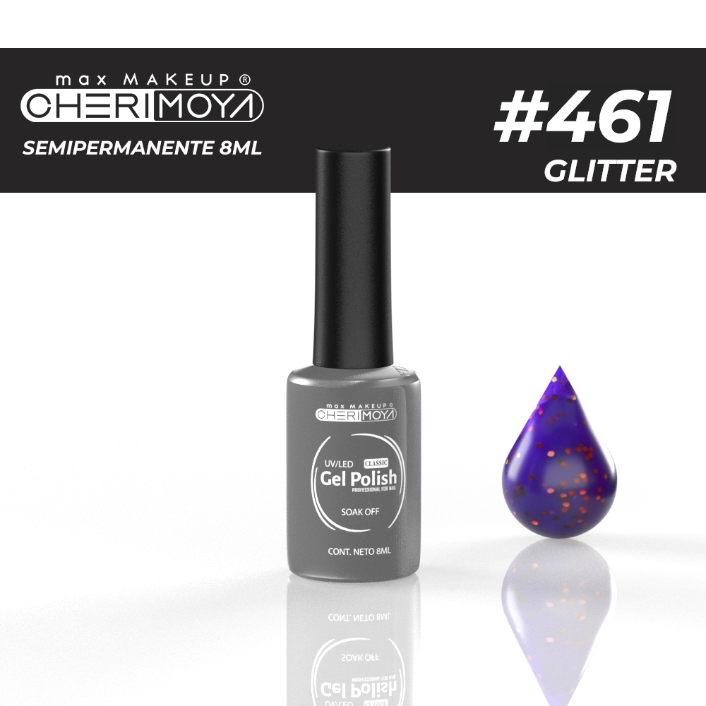 Esmalte Semi #461 8ml Cherimoya___Pack X12