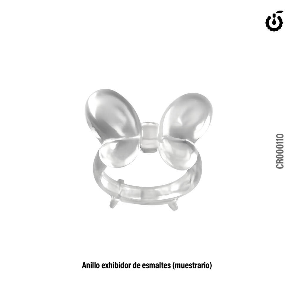[CR000110] Anillo muestrario forma mariposa 50pcs -NEW___Pack X10