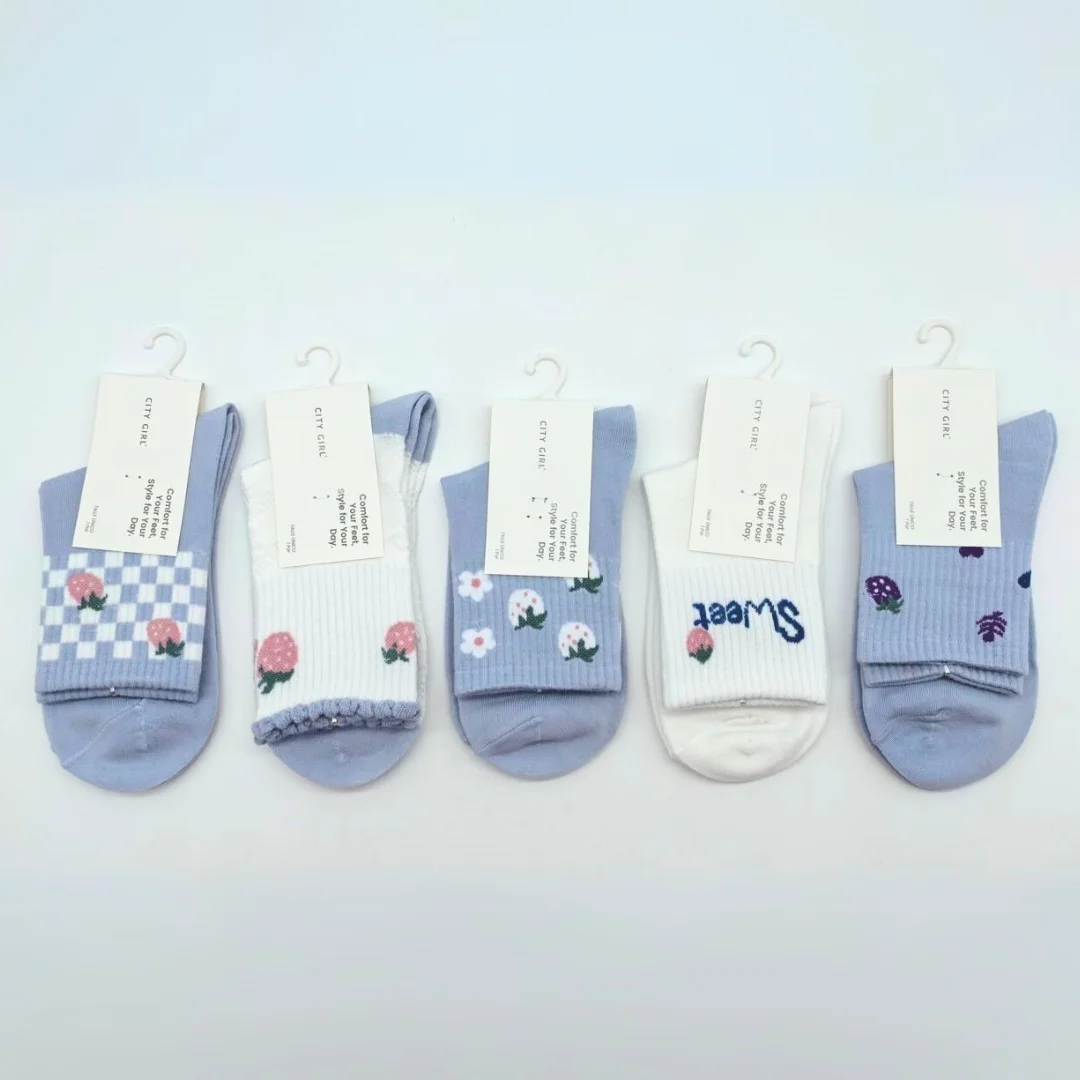 MEDIAS 3/4 ANIMADAS CELESTES CITY GIRL