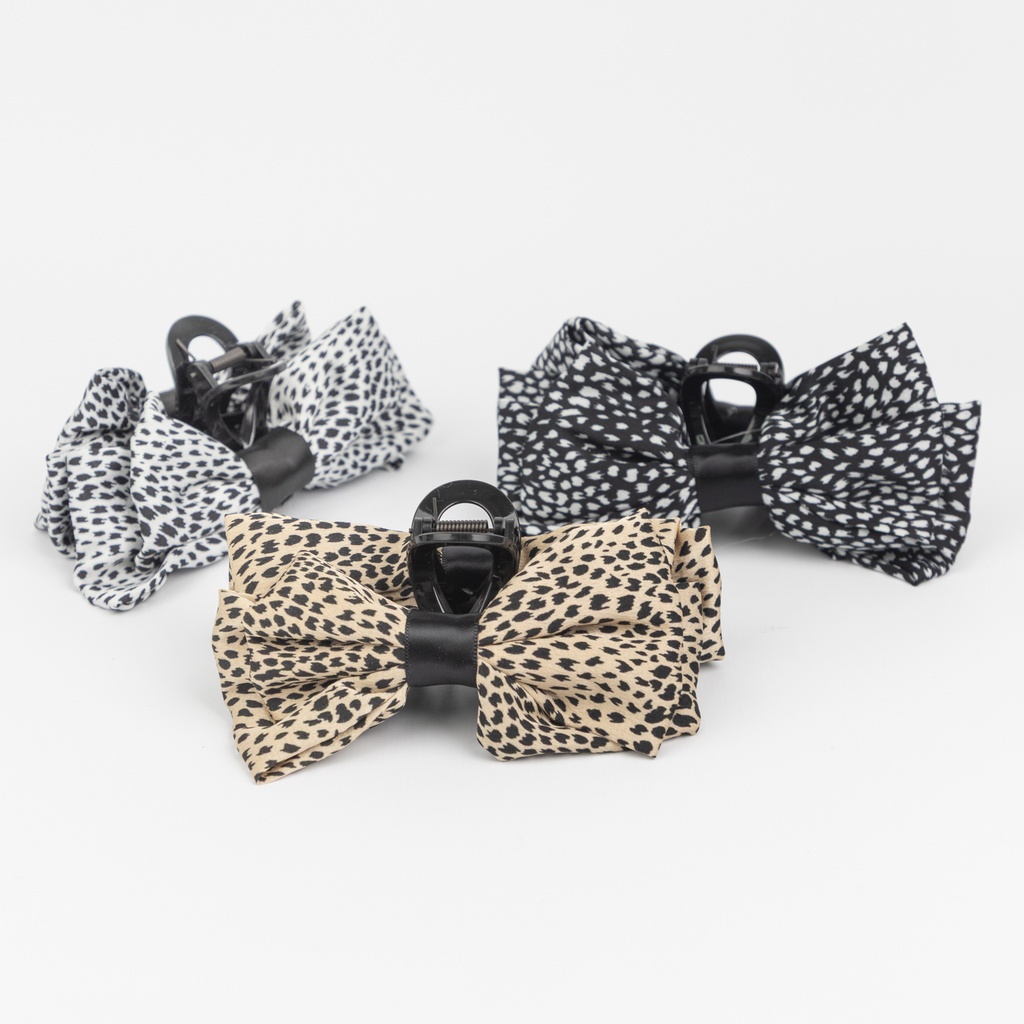 HEBILLA MOÑO ANIMAL PRINT CITY GIRL