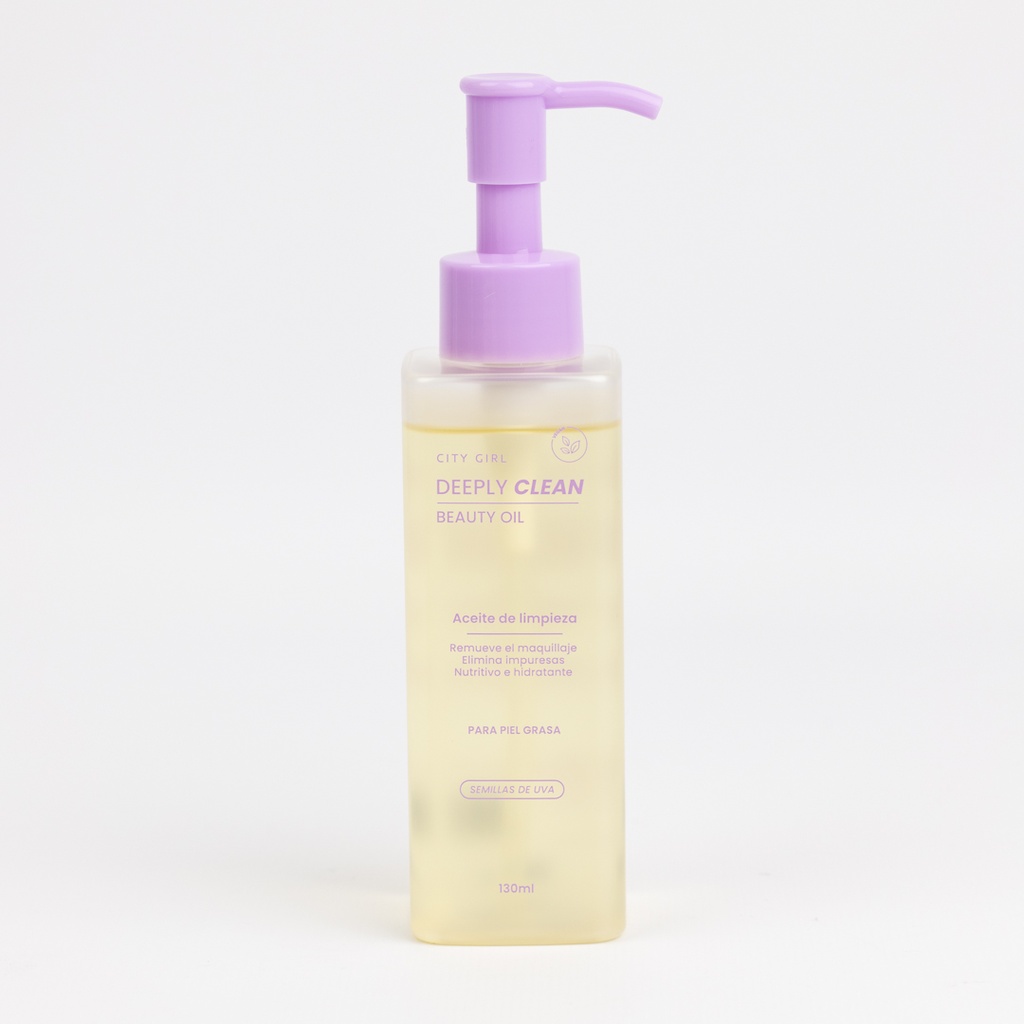 BEAUTY OIL ACEITE DE LIMPIEZA PARA PIEL GRASA – CITY GIRL 130ml