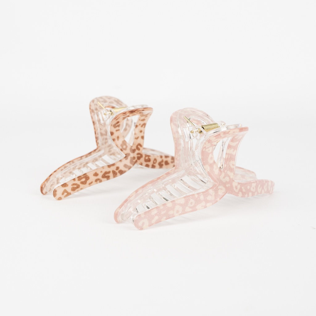 BROCHE DE PELO ANIMAL PRINT CITY GIRL