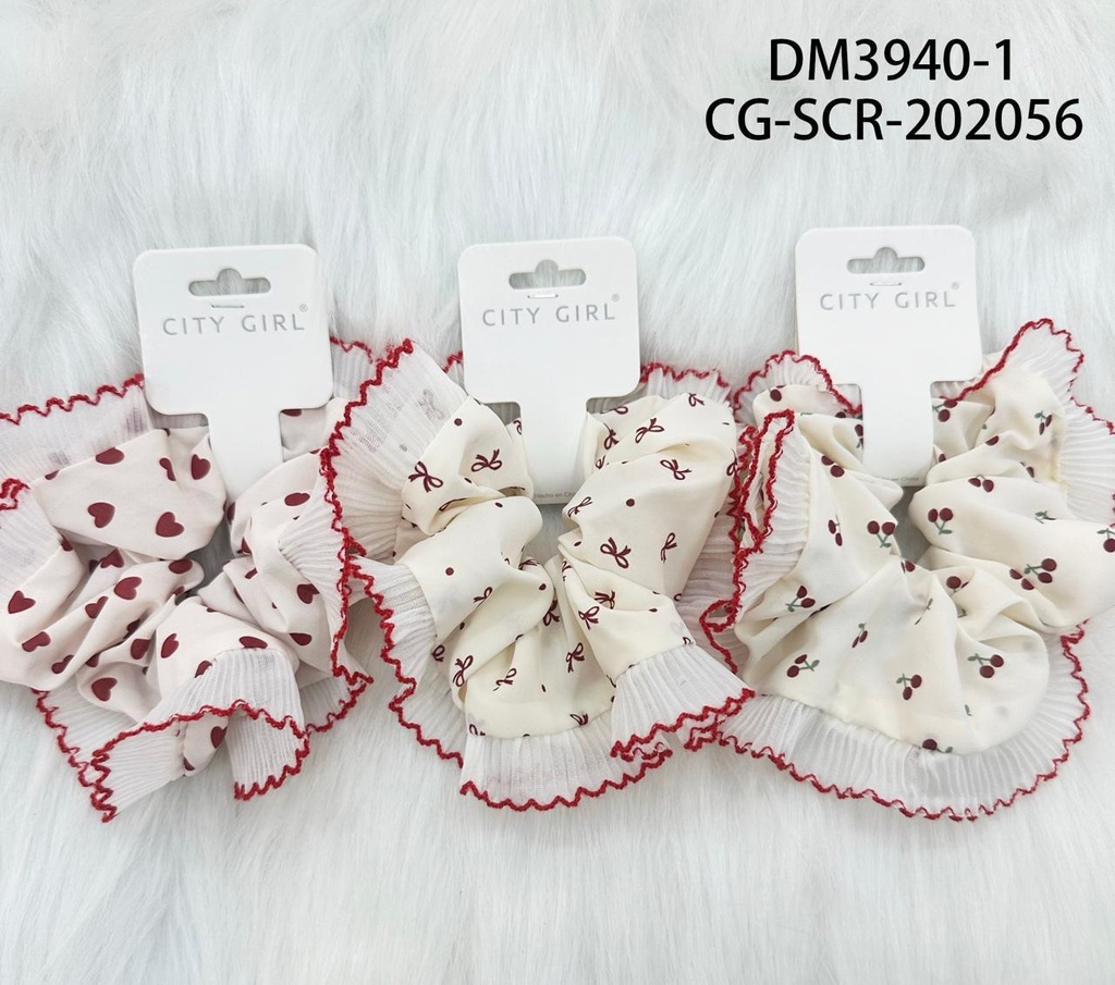 COLITA SCRUNCHIE ESTAMPADA CITY GIRL