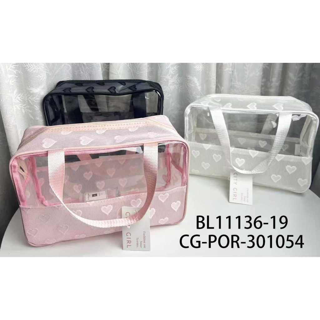 PORTA COSMETICO CORAZONES CITY GIRL