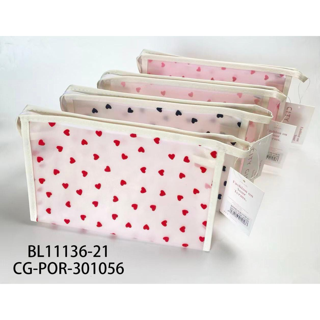 PORTA COSMETICO CORAZONES CITY GIRL