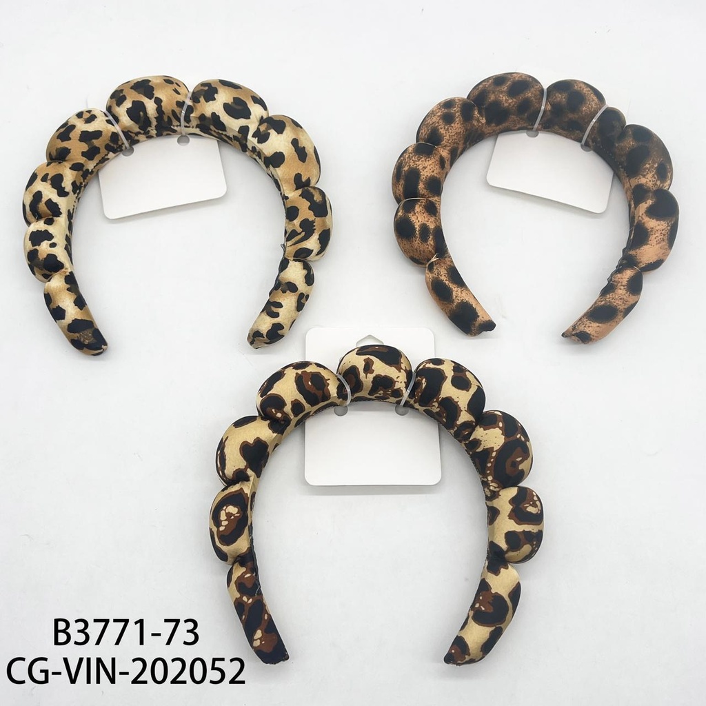 VINCHA PARA SKIN CARE ANIMAL PRINT CITY GIRL