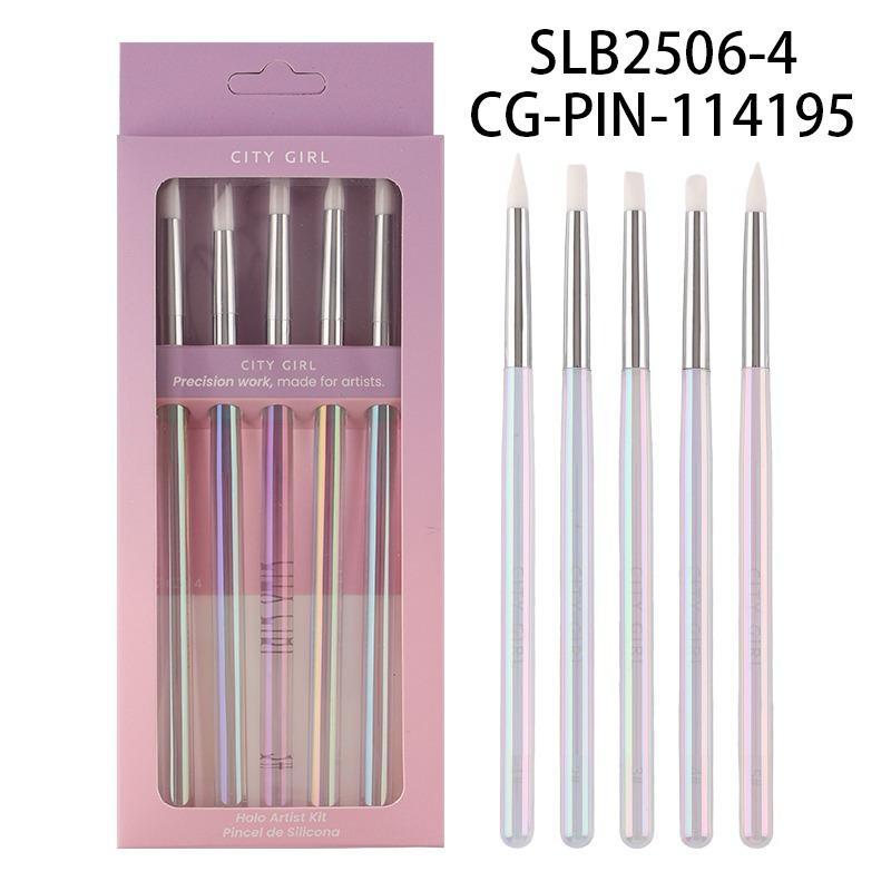 SET DE PINCEL DE SILICONA TORNASOL CITY GIRL – 5PCS