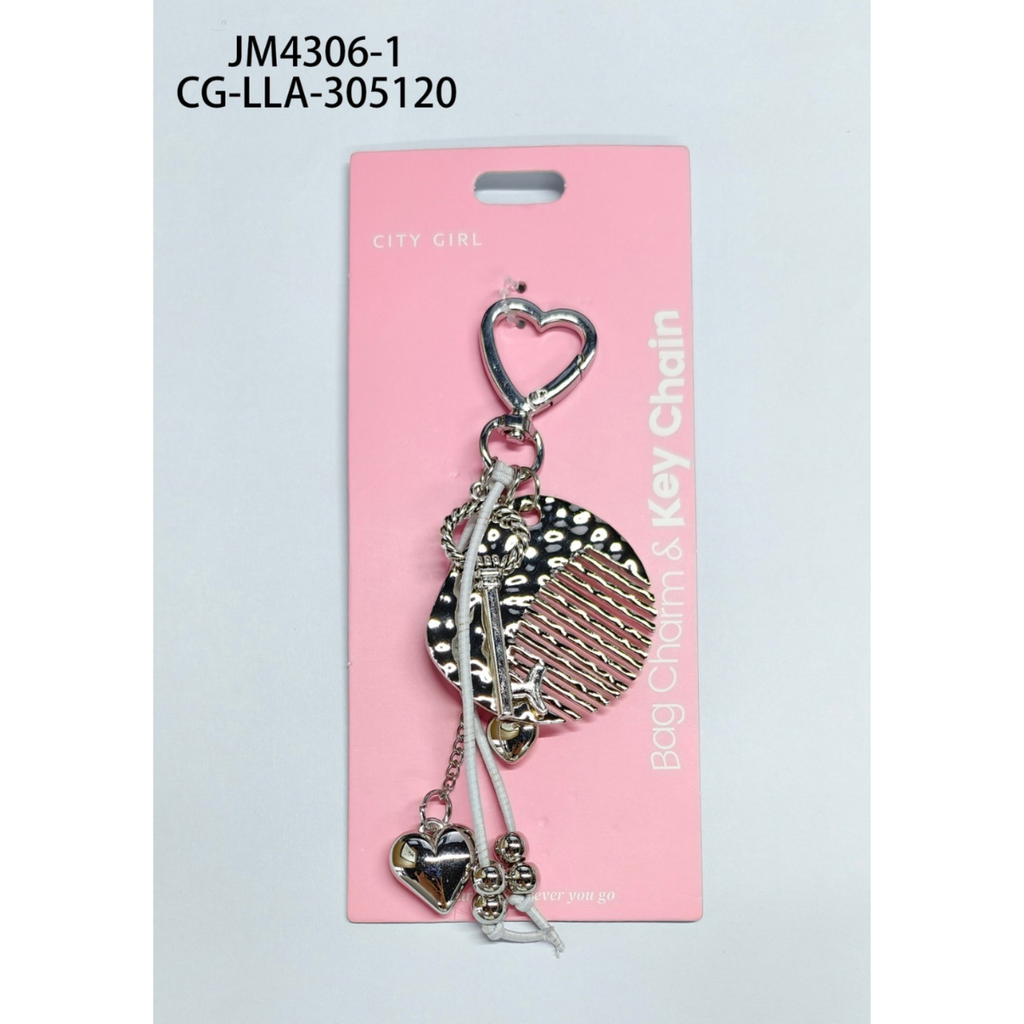 LLAVERO CHARM PEINE CITY GIRL