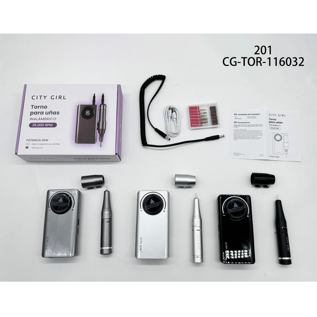 TORNO PARA UÑAS 25W  CITY GIRL