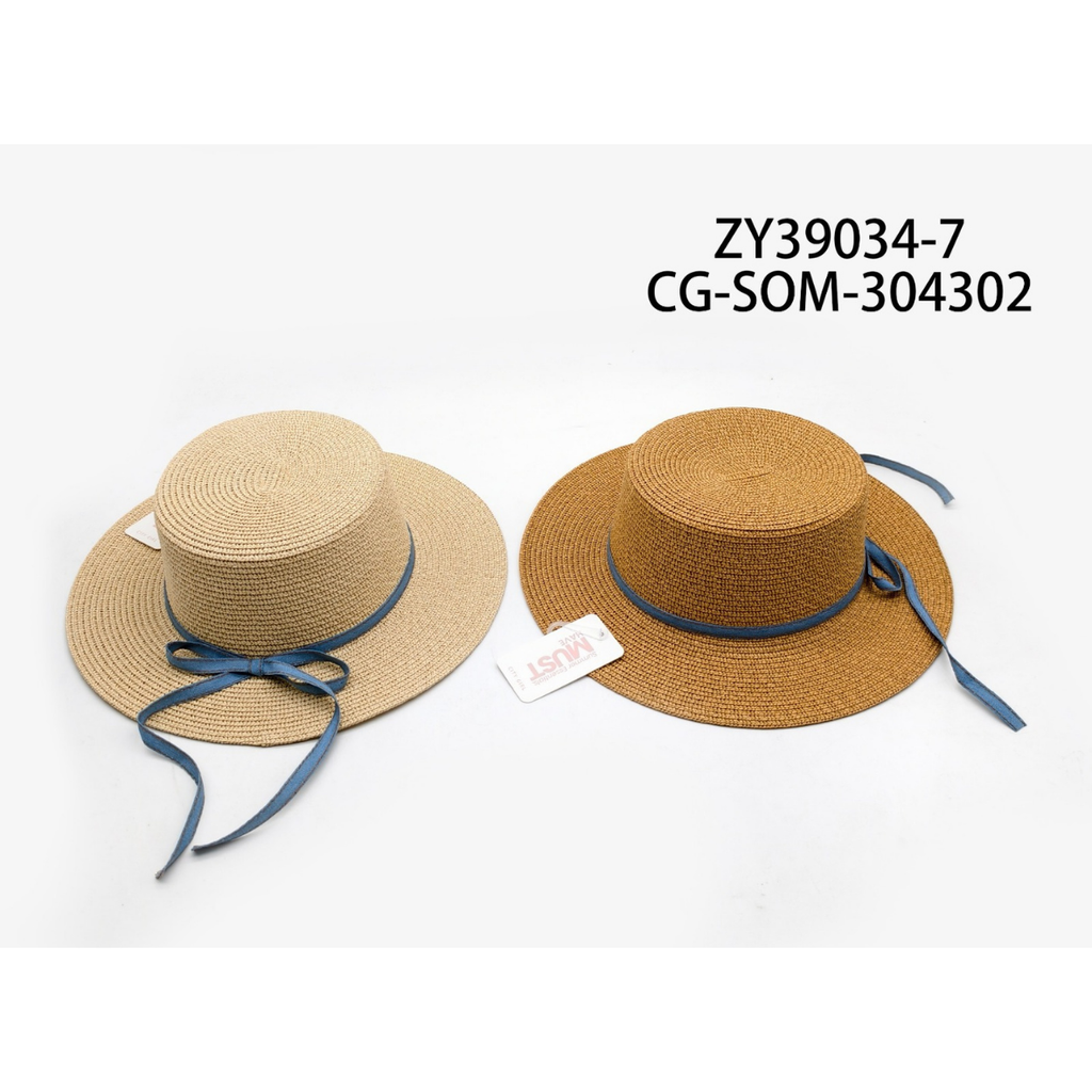 SOMBRERO LISTON AZUL CITY GIRL