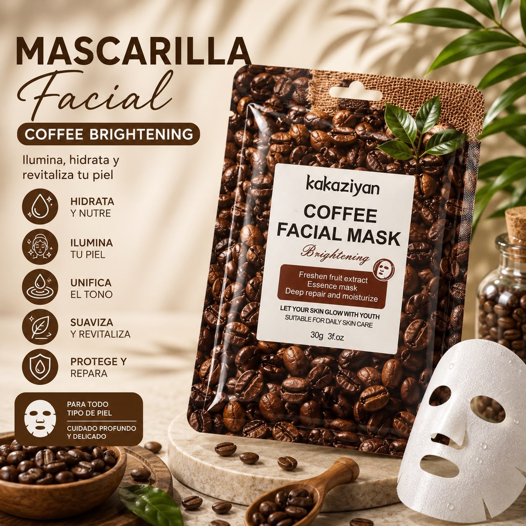 MASCARILLA FACIAL HUMECTANTE X1U.