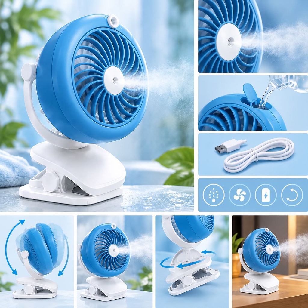 VENTILADOR DIFUSOR DE AROMAS X1U.
