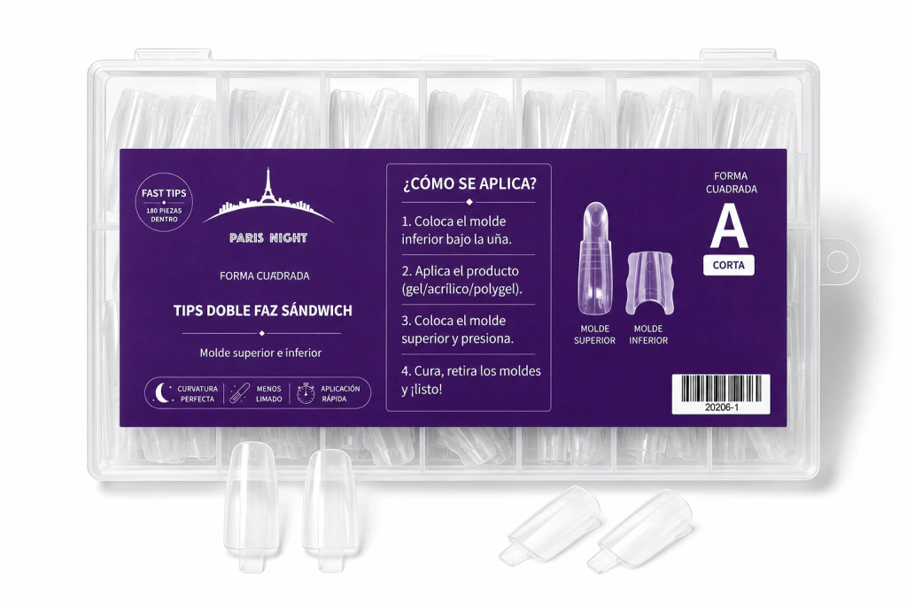 Capsula DUAL SANDWICH CUADRADA CORTA  CORTA PARIS NIGHT