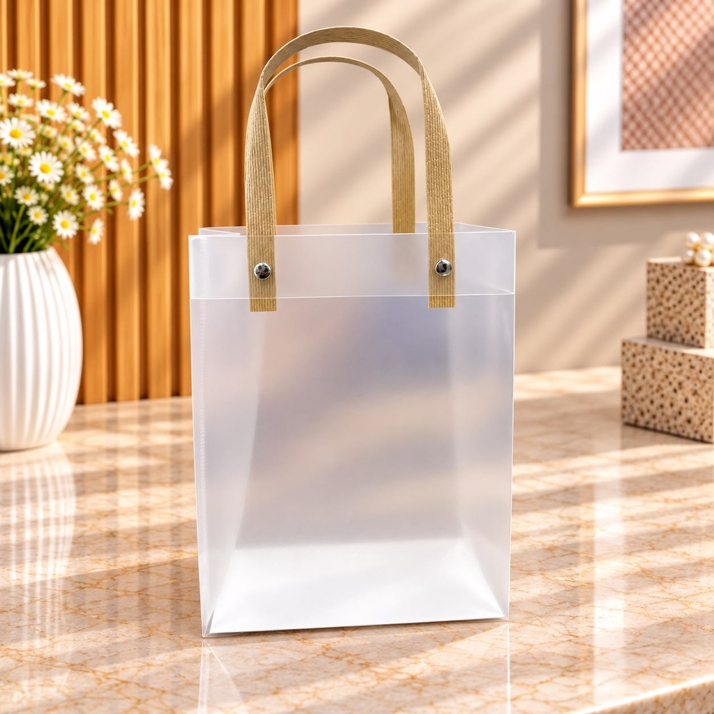 [PY-C-3695] BOLSA TRANSPARENTE 20*15*9 X10PCS