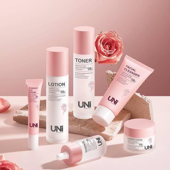 [PL-827680/UNI27680] KIT FACIAL ROSAS x6pcs