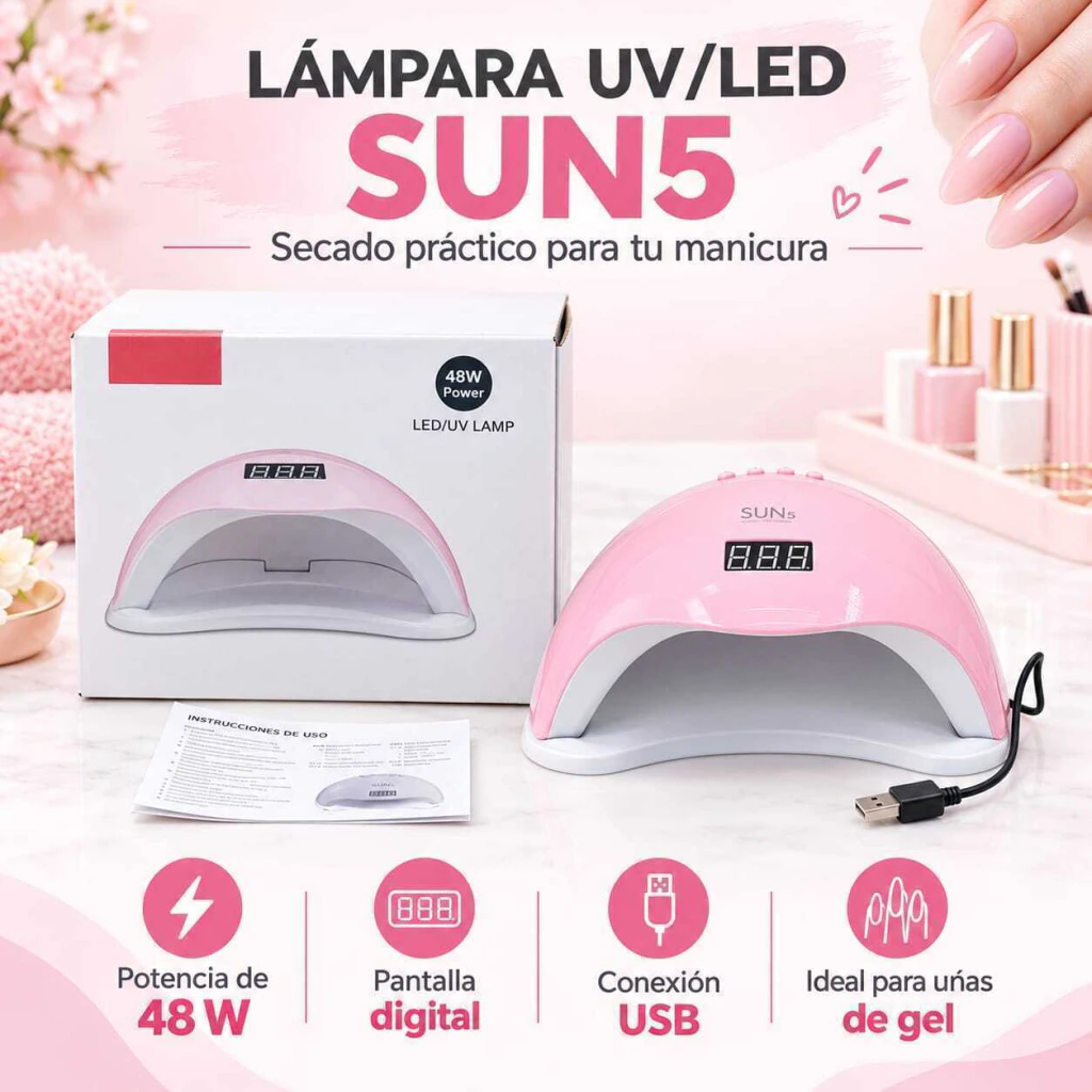 [PT-5451] CABINA DE UÑAS UV-LED SUN 5