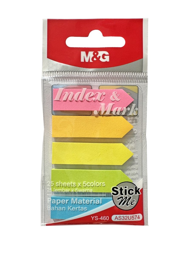 SEÑALADORES ADHESIVOS PACK*5